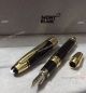 Fake Mont Blanc JFK Special Edition Gold & Black Fountain New (5)_th.jpg